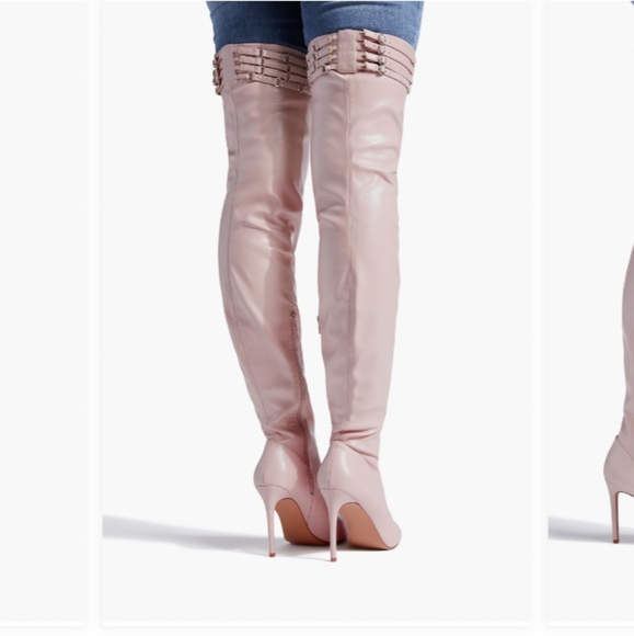 *NWOT 🩷 Thigh High Boots Blush Size 8 - Picture 3 of 8